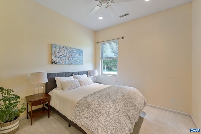 408 Kent Ln, Kents Store, VA 23084 - carpeted bedroom with recessed lighting and a ceiling fan