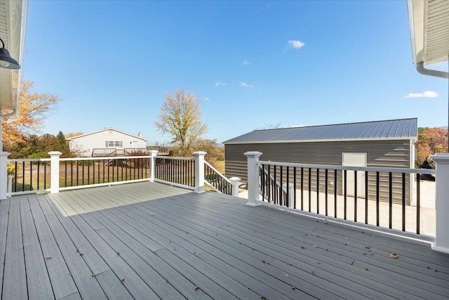845 Forrest Dr, Stanley, VA 22851 - view of wooden terrace