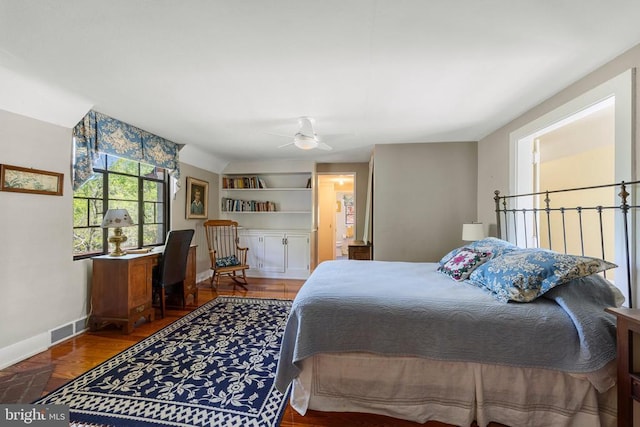 10127 Little Skyline Dr, Orange, VA 22960 - bedroom featuring baseboards, visible vents, and wood finished floors