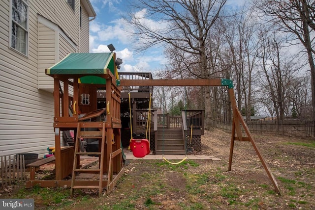 13104 Willow Point Dr, Fredericksburg, VA 22408 - view of playground with fence