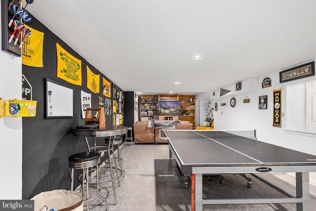 13104 Willow Point Dr, Fredericksburg, VA 22408 - playroom featuring recessed lighting and concrete floors
