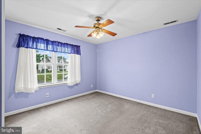 12017 Stonehenge Dr, Fredericksburg, VA 22407 - empty room with carpet flooring and a ceiling fan