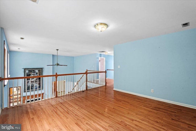 12017 Stonehenge Dr, Fredericksburg, VA 22407 - unfurnished room with ceiling fan and wood finished floors