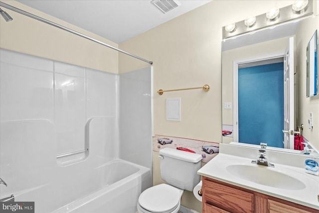 12017 Stonehenge Dr, Fredericksburg, VA 22407 - bathroom featuring vanity and shower / tub combination