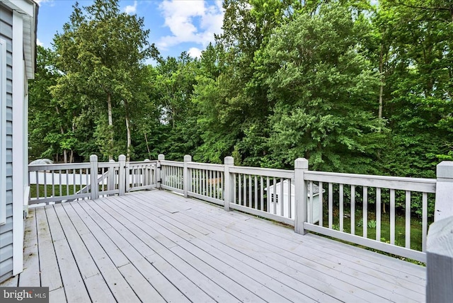 12017 Stonehenge Dr, Fredericksburg, VA 22407 - view of wooden deck