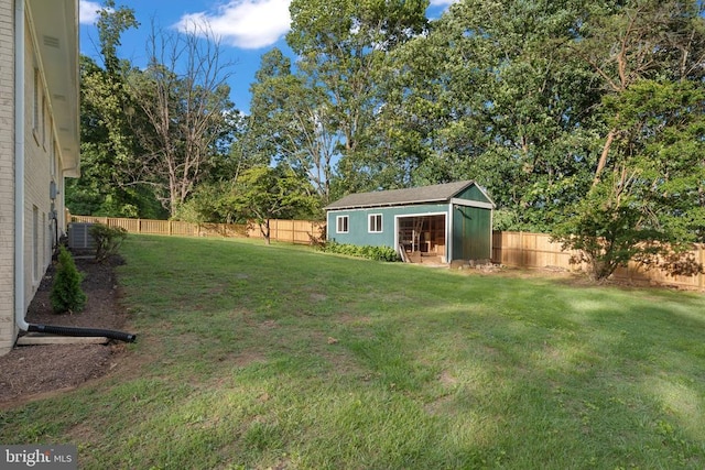 13179 Scotts Mill Rd, Culpeper, VA 22701 - view of yard with an outdoor structure and central air condition unit