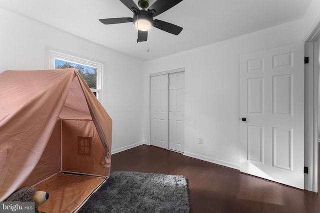13179 Scotts Mill Rd, Culpeper, VA 22701 - unfurnished room featuring wood finished floors, ceiling fan, and baseboards
