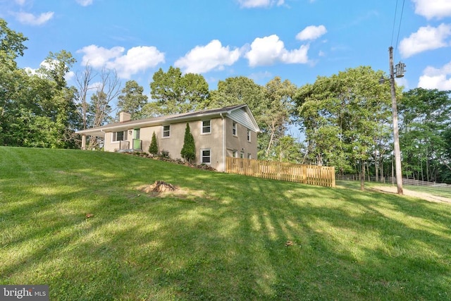 13179 Scotts Mill Rd, Culpeper, VA 22701 - rear view of property with a chimney and stucco siding