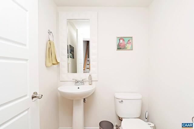 half bath with toilet