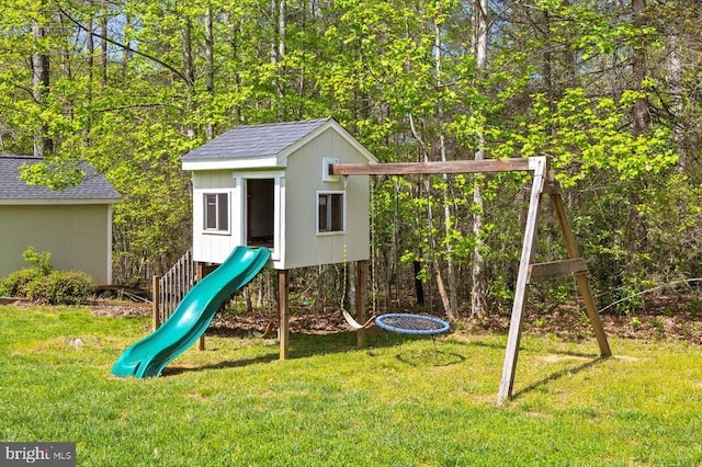 279 Carriage Ln, Madison, VA 22727 - view of playground with a lawn