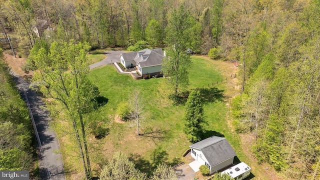 279 Carriage Ln, Madison, VA 22727 - view from above of property featuring a heavily wooded area