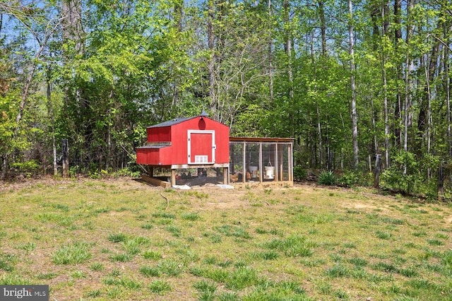 279 Carriage Ln, Madison, VA 22727 - view of poultry coop featuring a lawn