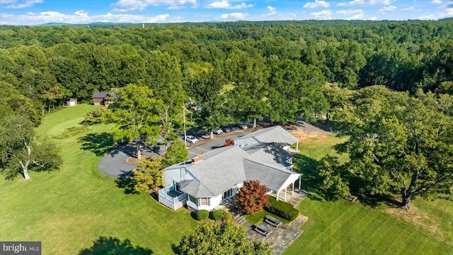 279 Carriage Ln, Madison, VA 22727 - bird's eye view of a heavily wooded area