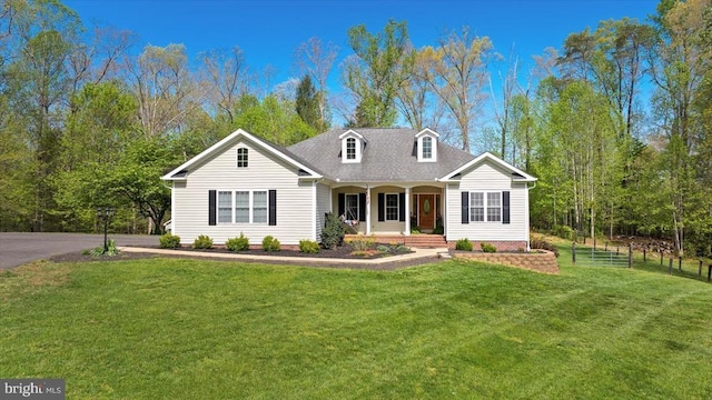 279 Carriage Ln, Madison, VA 22727 - new england style home featuring covered porch