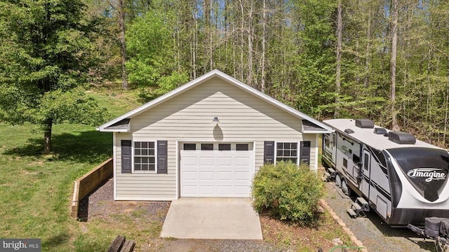 279 Carriage Ln, Madison, VA 22727 - view of front of house with a wooded view