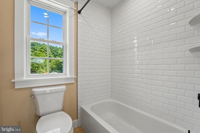 7345 Iron Bit Dr, Warrenton, VA 20186 - full bathroom with toilet and bathtub / shower combination