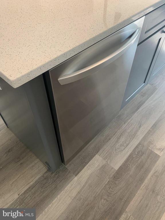 15477 Norman Rd, Culpeper, VA 22701 - kitchen view of stainless steel dishwasher and wood finished floors