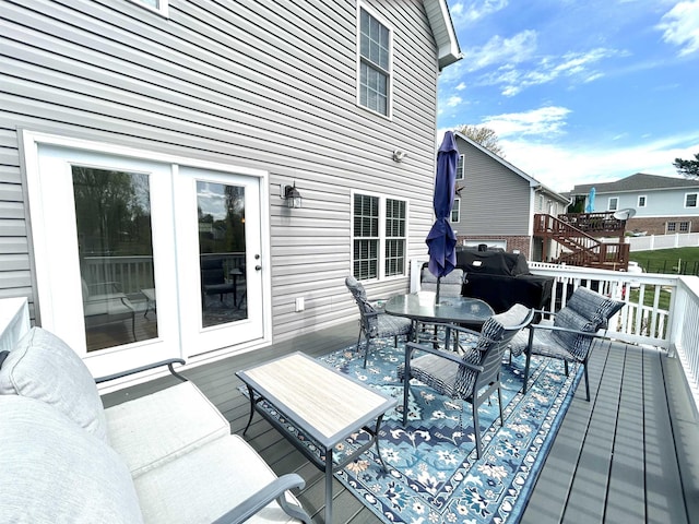 7 Rolla Mill Rd, Verona, VA 24482 - wooden terrace featuring outdoor dining space