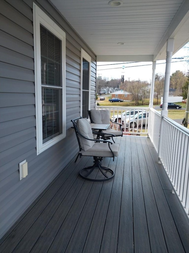 7 Rolla Mill Rd, Verona, VA 24482 - deck featuring covered porch