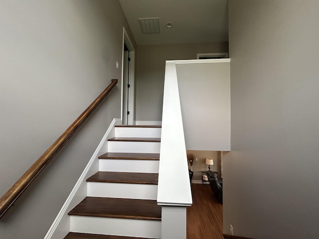 7 Rolla Mill Rd, Verona, VA 24482 - staircase featuring wood finished floors