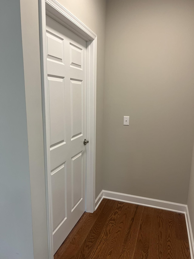 79 Meriwether Cir, Stuarts Draft, VA 24477 - hall with dark wood-style flooring and baseboards