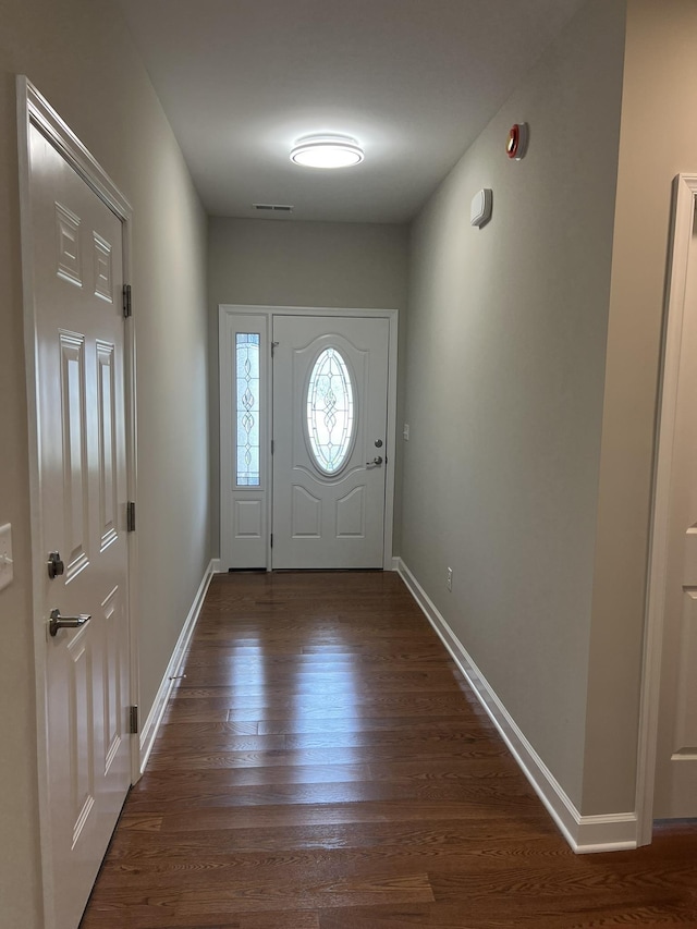 79 Meriwether Cir, Stuarts Draft, VA 24477 - entrance foyer with dark wood finished floors and baseboards