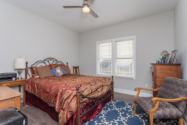 123 Beauregard Dr, Staunton, VA 24401 - bedroom with wood finished floors and a ceiling fan