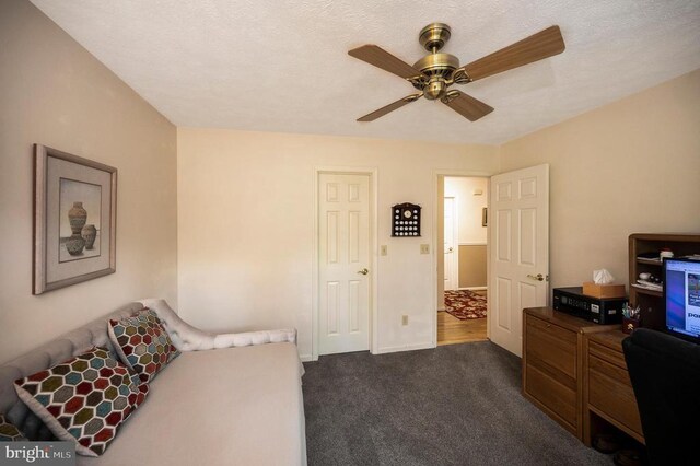106 Tallwood Trl, Locust Grove, VA 22508 - bedroom featuring dark colored carpet and a ceiling fan