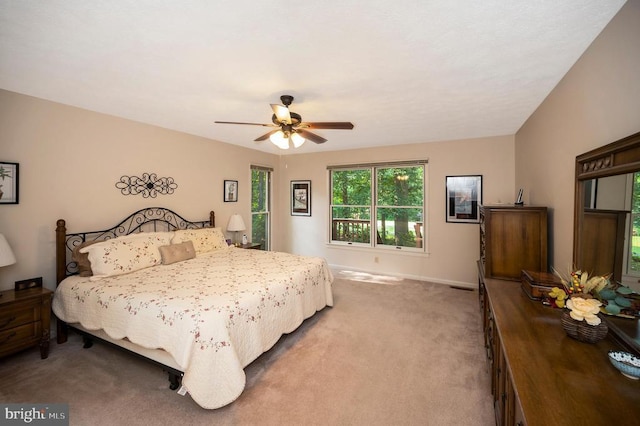 106 Tallwood Trl, Locust Grove, VA 22508 - carpeted bedroom with baseboards and a ceiling fan