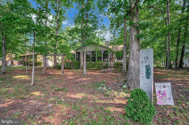 106 Tallwood Trl, Locust Grove, VA 22508 - view of front of house with a chimney