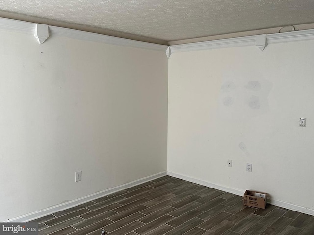 4020 Englandtown Rd, Fredericksburg, VA 22408 - spare room with a textured ceiling, wood finish floors, and ornamental molding