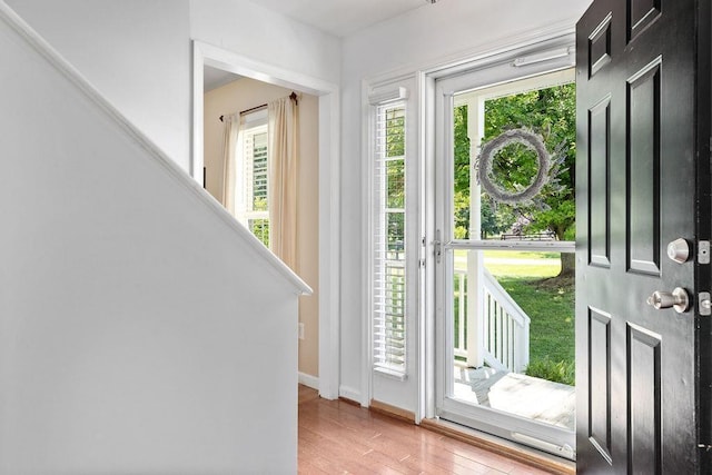 38 Boyington Blvd, Waynesboro, VA 22980 - foyer entrance with plenty of natural light and light wood-style flooring