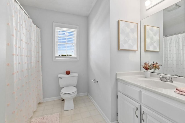 38 Boyington Blvd, Waynesboro, VA 22980 - full bathroom featuring vanity, tile patterned floors, and a shower with shower curtain
