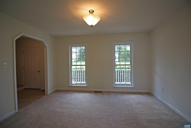 10 Lady Slipper Dr, Waynesboro, VA 22980 - carpeted empty room with healthy amount of natural light, arched walkways, and baseboards