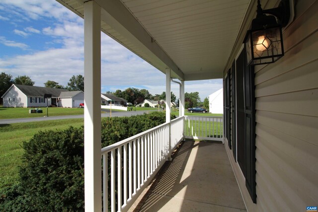 10 Lady Slipper Dr, Waynesboro, VA 22980 - view of patio with a porch and a residential view
