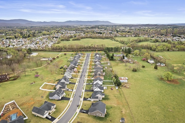 141 Tomasville Dr, Waynesboro, VA 22980 - bird's eye view featuring a mountain view and a residential view