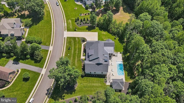 11206 Preswick Ln, Spotsylvania, VA 22551 - aerial view of residential area with a pool