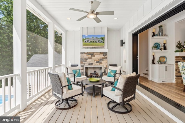 11206 Preswick Ln, Spotsylvania, VA 22551 - view of sunroom