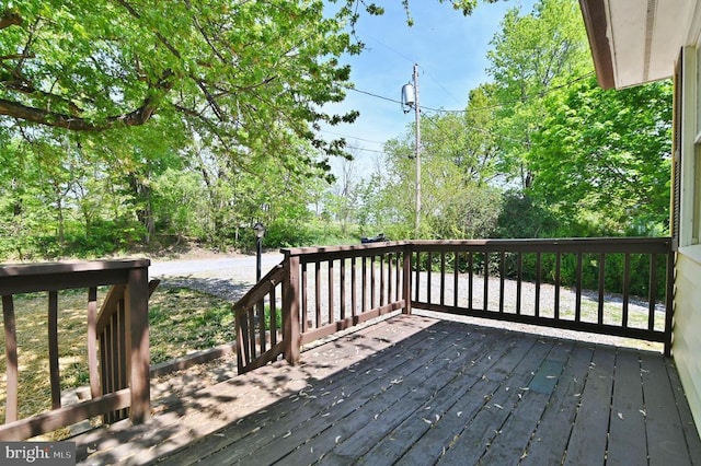 140 Wayland Dr, Stanley, VA 22851 - view of wooden terrace