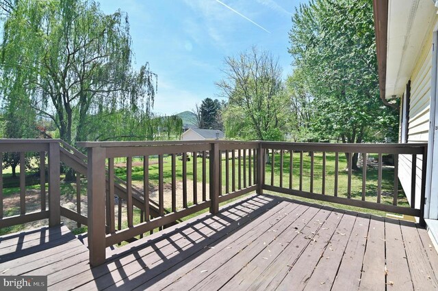 140 Wayland Dr, Stanley, VA 22851 - view of wooden terrace