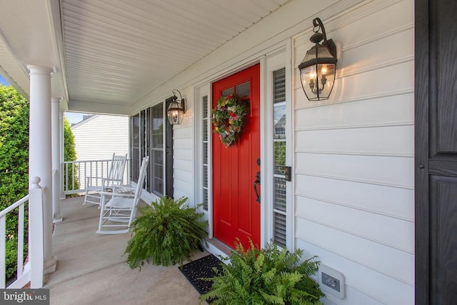 2609 Melissa Ct, Fredericksburg, VA 22408 - view of exterior entry featuring a porch