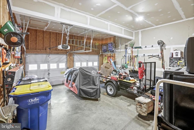 2609 Melissa Ct, Fredericksburg, VA 22408 - garage featuring a garage door opener