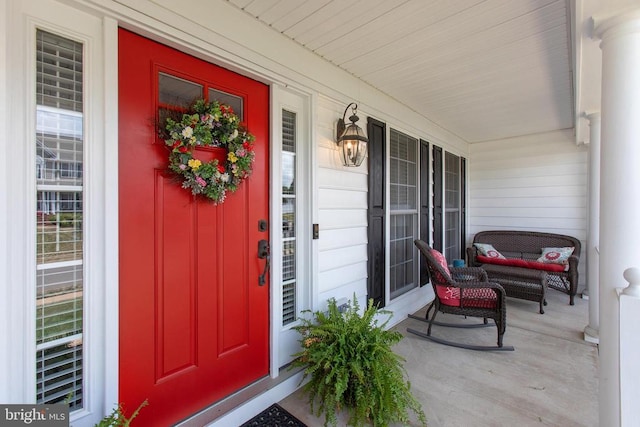2609 Melissa Ct, Fredericksburg, VA 22408 - entrance to property featuring a porch