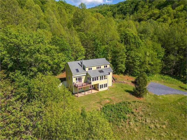 66 Spencer Ln, Lovingston, VA 22949 - birds eye view of property featuring a wooded view