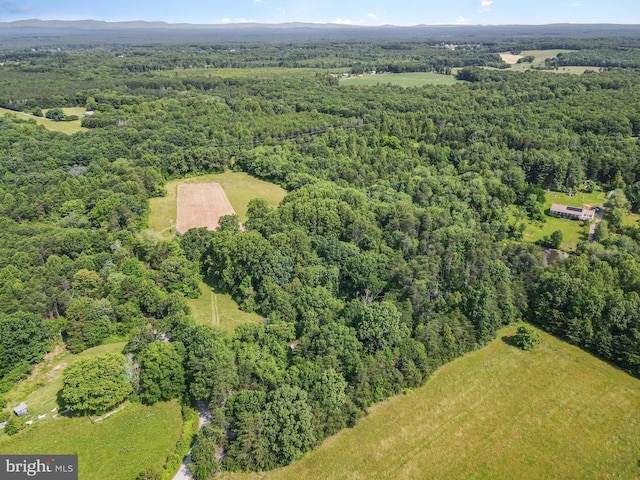 10017 Hayden Rd, Spotsylvania, VA 22551 - aerial view of property and surrounding area with a heavily wooded area
