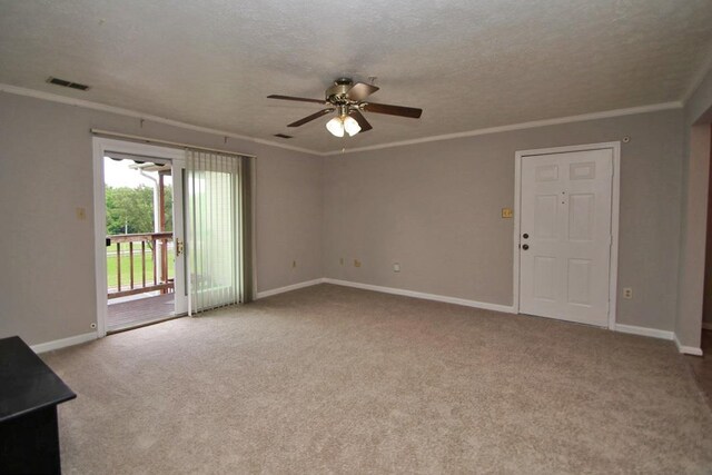 1282 Ox Rd Unit A-12, Woodstock, VA 22664 - carpeted bedroom featuring baseboards, a ceiling fan, and ornamental molding