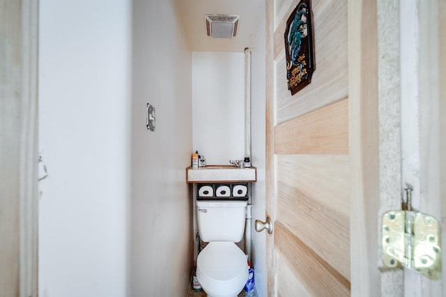 2077 Deerfield Valley Rd, West Augusta, VA 24485 - bathroom with toilet and visible vents