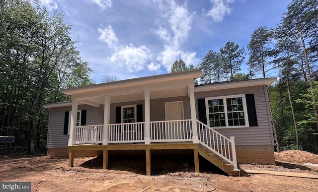 1219 Arrington Mountain Rd, Haywood, VA 22722 - view of front of home with a porch