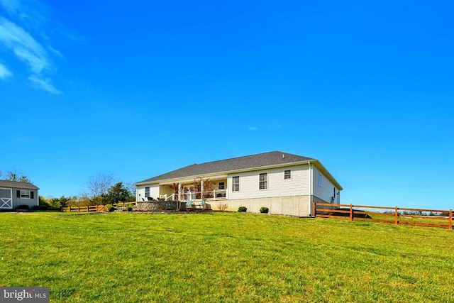 view of rear view of house