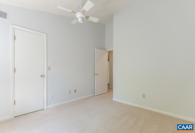 117 Turtle Creek Rd Unit 9, Charlottesville, VA 22901 - unfurnished bedroom featuring light colored carpet, baseboards, and ceiling fan